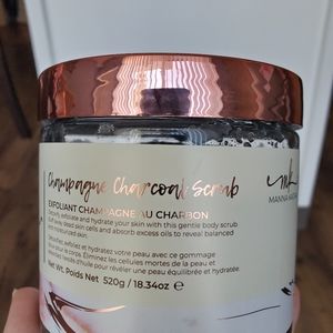 SOLD - Champagne Charcoal Scrub